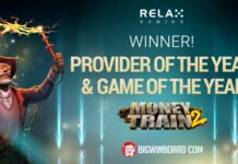 Relax wins Bigwinboard’s Game of the Year & Provider of the Year!